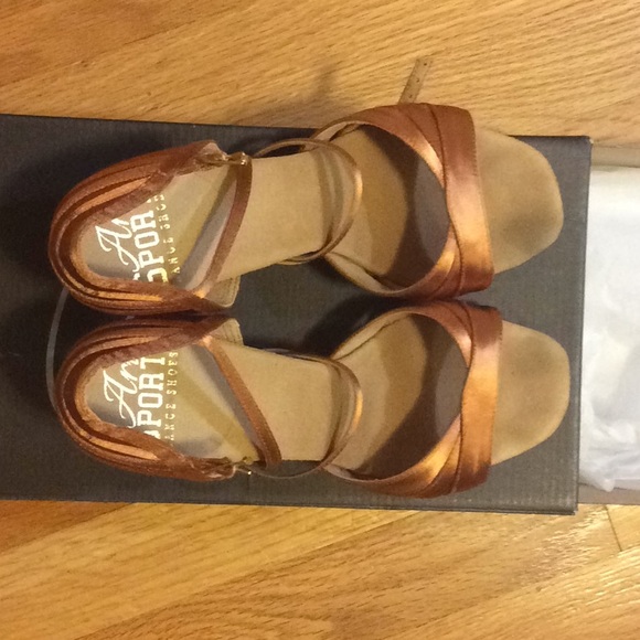 Shoes - Ballroom Latin Salsa Shoes Rayrose 7-8 US or 4.5UK
